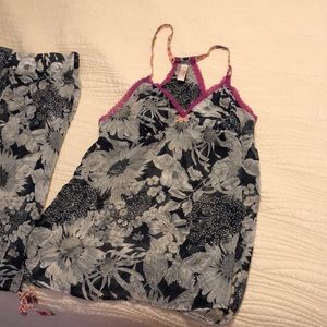 Liberty of London for Target pajamas tank and capri bottoms